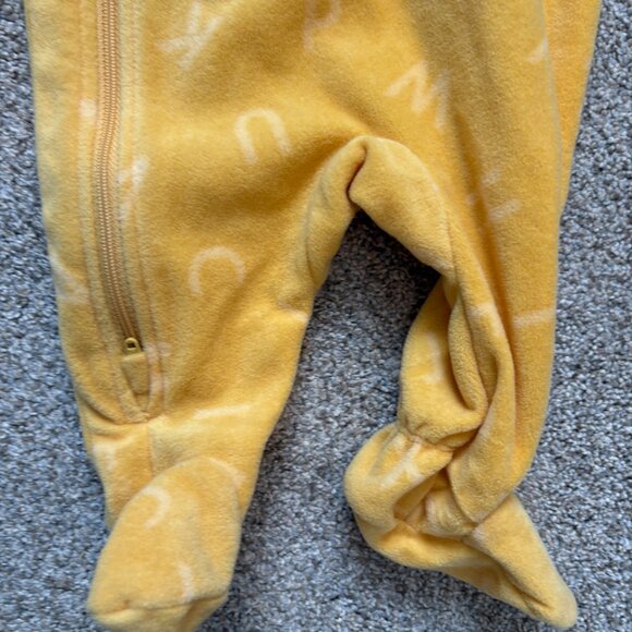 Pekkle Baby Fleece Footed Sleepers Crayons Crayola 3 months Unisex Colourful - Picture 6 of 9